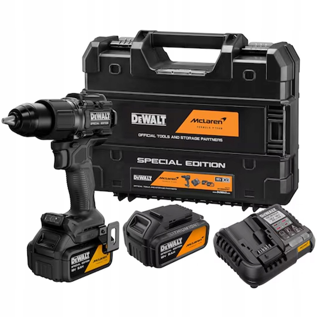 DEWALT WKRĘTARKA UDAROWA 18V DCD86MP2T 90Nm 2x5,0Ah MCLAREN-0