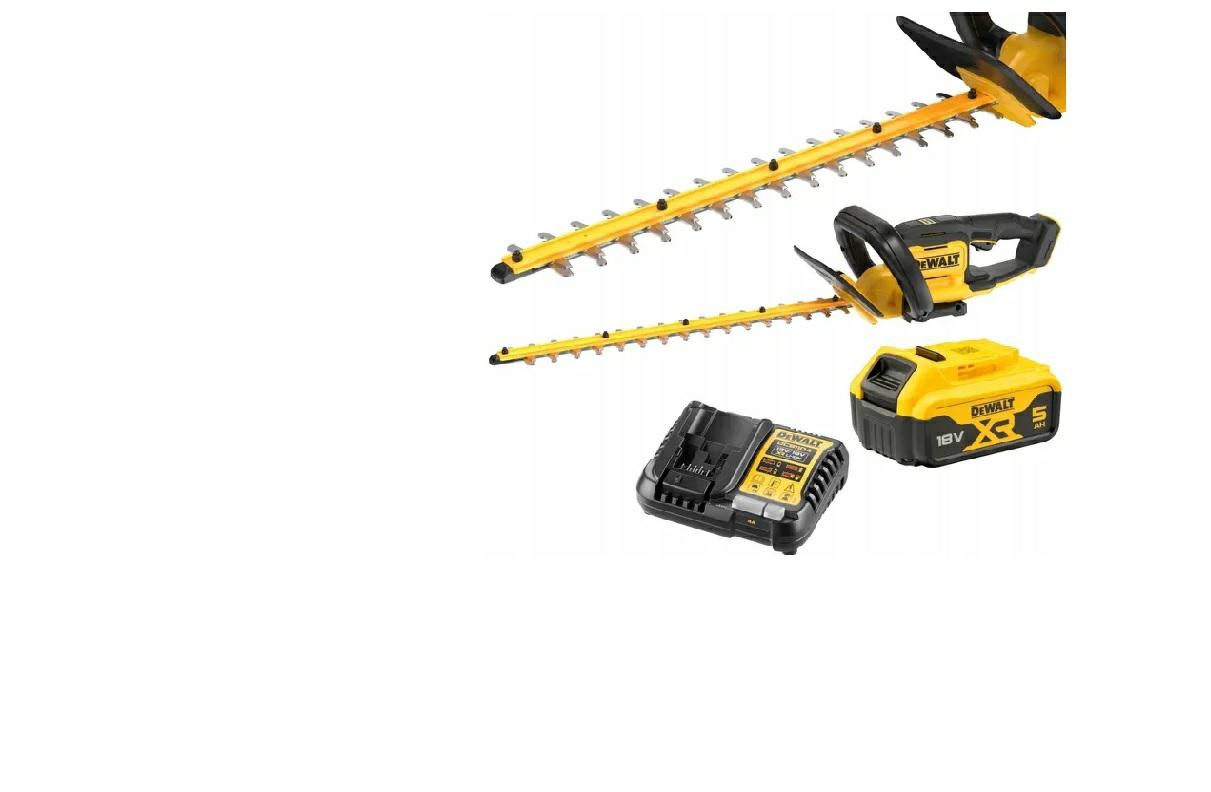 Akumulatorske škare za živicu DEWALT DCMHT564P1 (18V, 55 cm, 1x 5.0Ah)