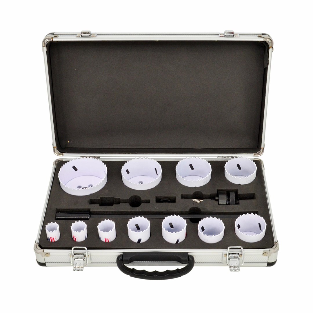 Set bimetalnih krunskih pila AWTOOLS AW21115 15 komada (19-76 mm)