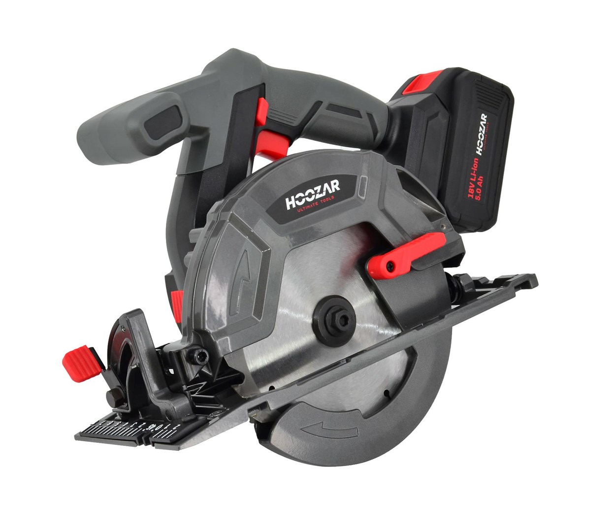 Akumulatorska kružna pila HOOZAR CS165BL-T1 (18V, 165mm, 1x 5.0Ah baterija)-0