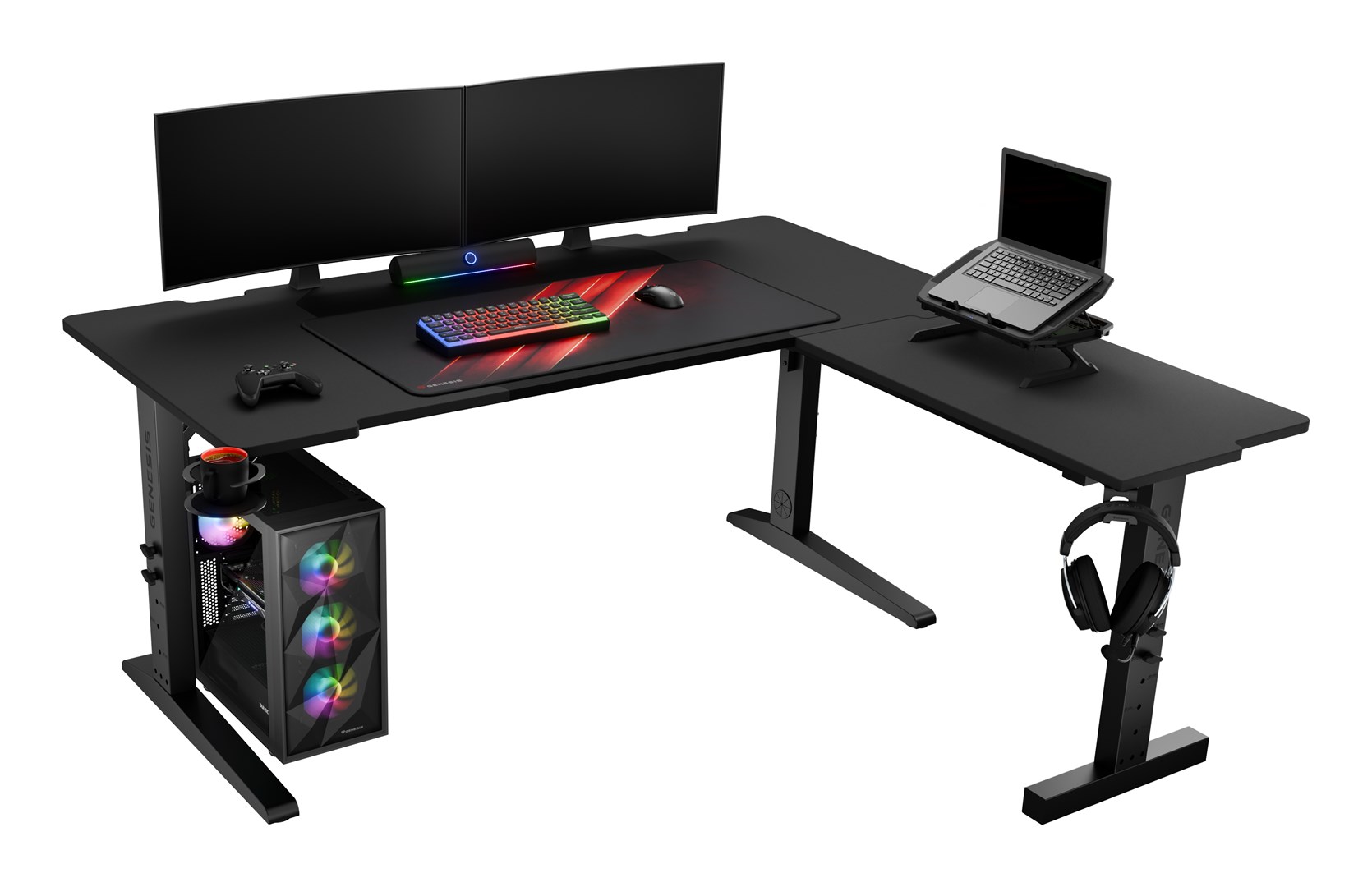 GENESIS NDS-2295 computer desk Black-16