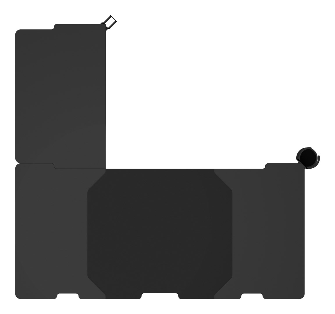 GENESIS NDS-2295 computer desk Black-6