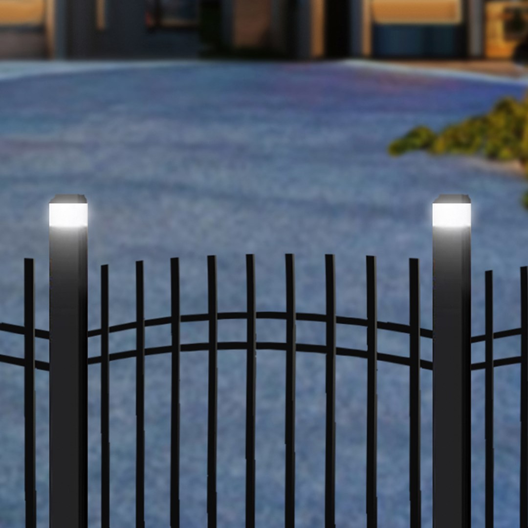 Solarna LED lampa za stup GREENBLUE GB128 WW (100x100mm, 3200K)-5