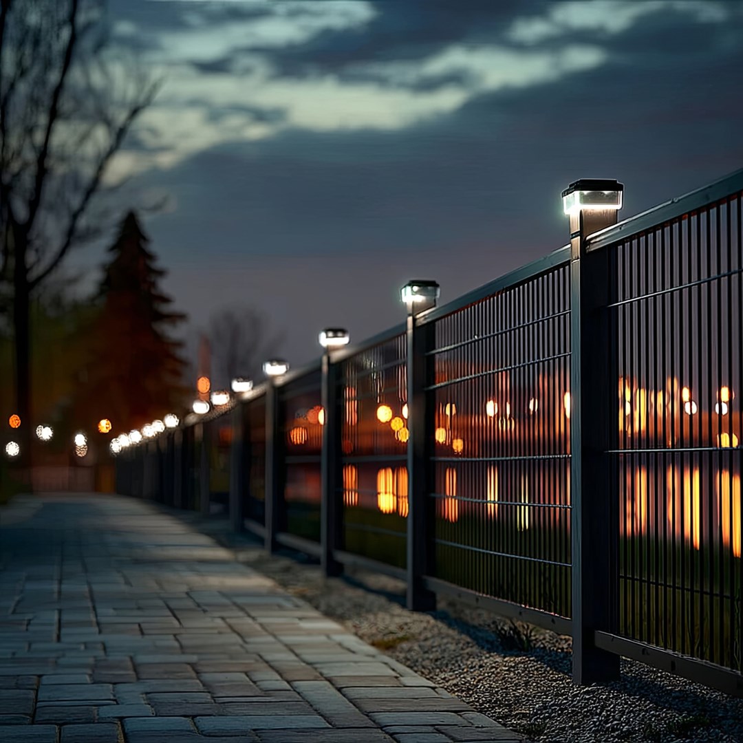Solarna LED lampa za stup GREENBLUE GB127 WW (80x80mm, 3200K)-9