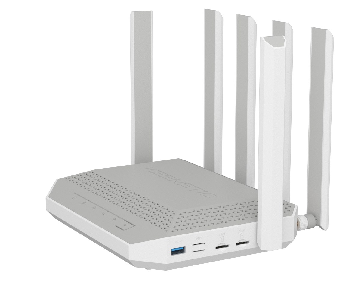 Keenetic Hero 5G (KN-4110) wireless router 2.5 Gigabit Ethernet Dual-band (2.4 GHz / 5 GHz) Grey, White-8
