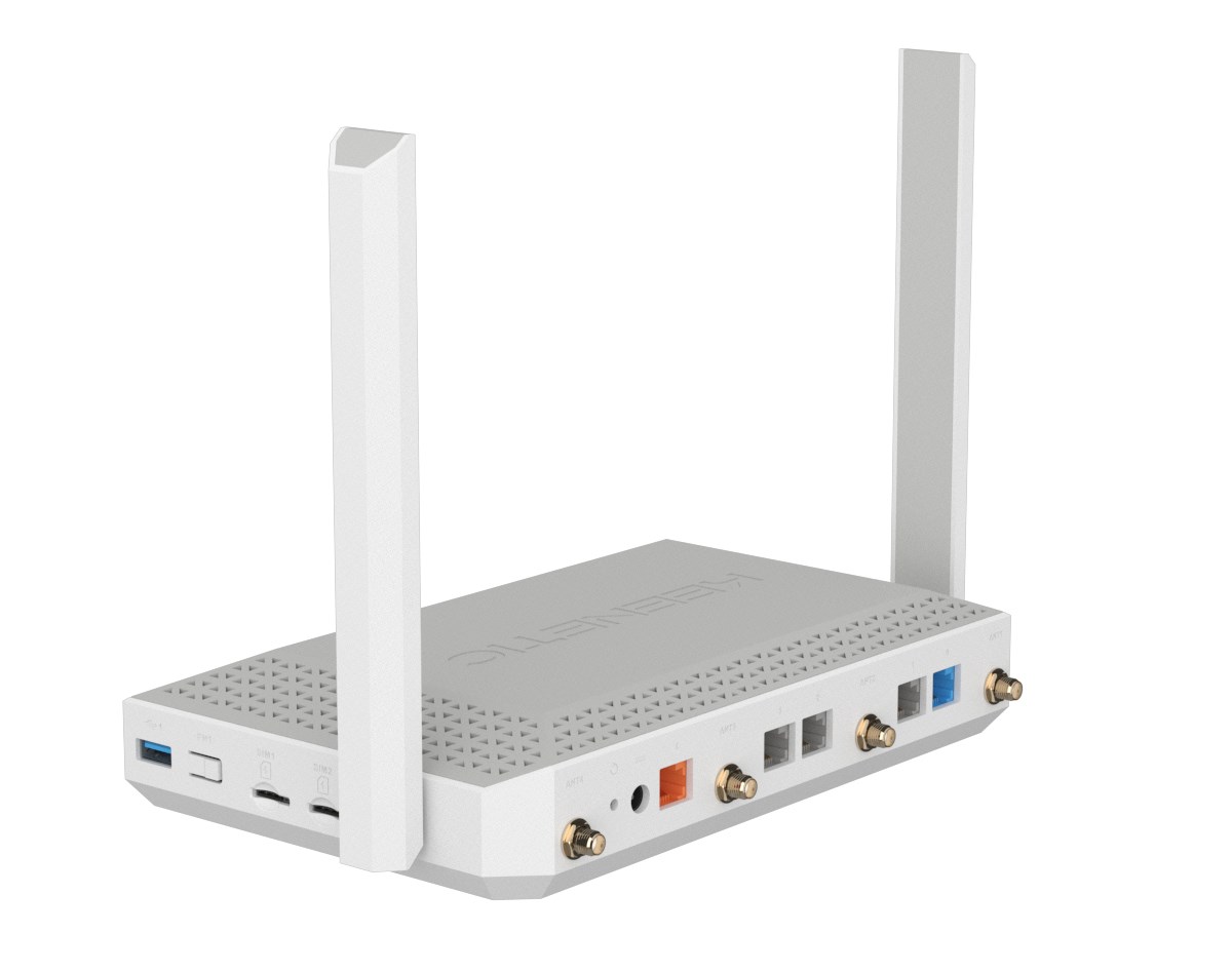 Keenetic Hero 5G (KN-4110) wireless router 2.5 Gigabit Ethernet Dual-band (2.4 GHz / 5 GHz) Grey, White-7