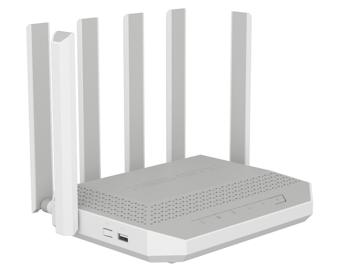 Keenetic Hero 5G (KN-4110) wireless router 2.5 Gigabit Ethernet Dual-band (2.4 GHz / 5 GHz) Grey, White-4