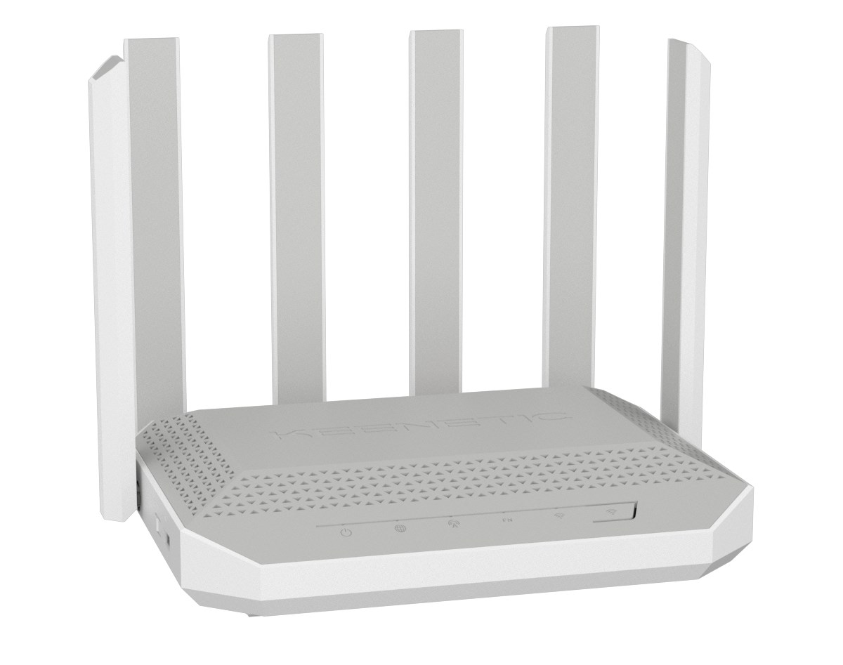 Keenetic Hero 5G (KN-4110) wireless router 2.5 Gigabit Ethernet Dual-band (2.4 GHz / 5 GHz) Grey, White-5