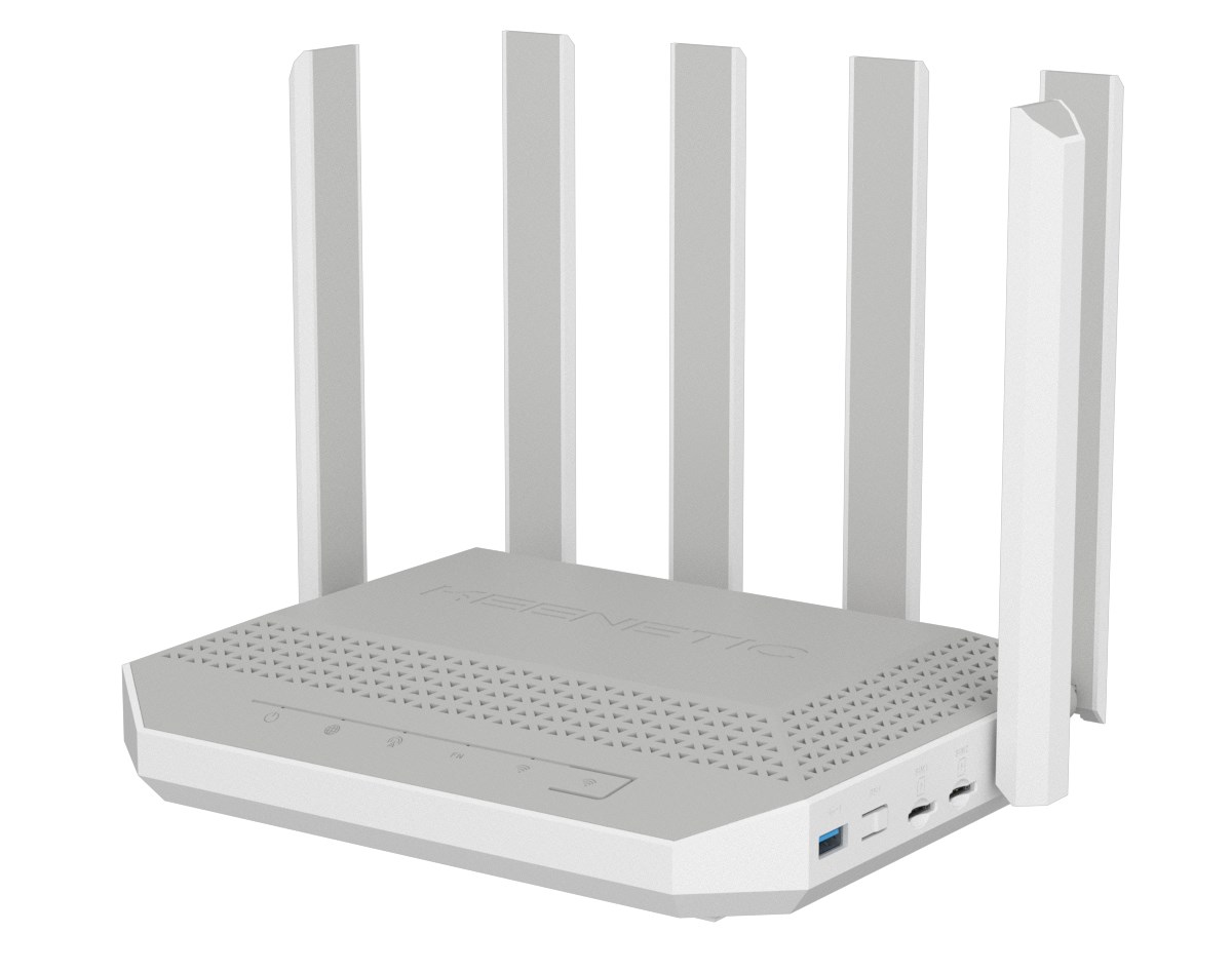 Keenetic Hero 5G (KN-4110) wireless router 2.5 Gigabit Ethernet Dual-band (2.4 GHz / 5 GHz) Grey, White-2