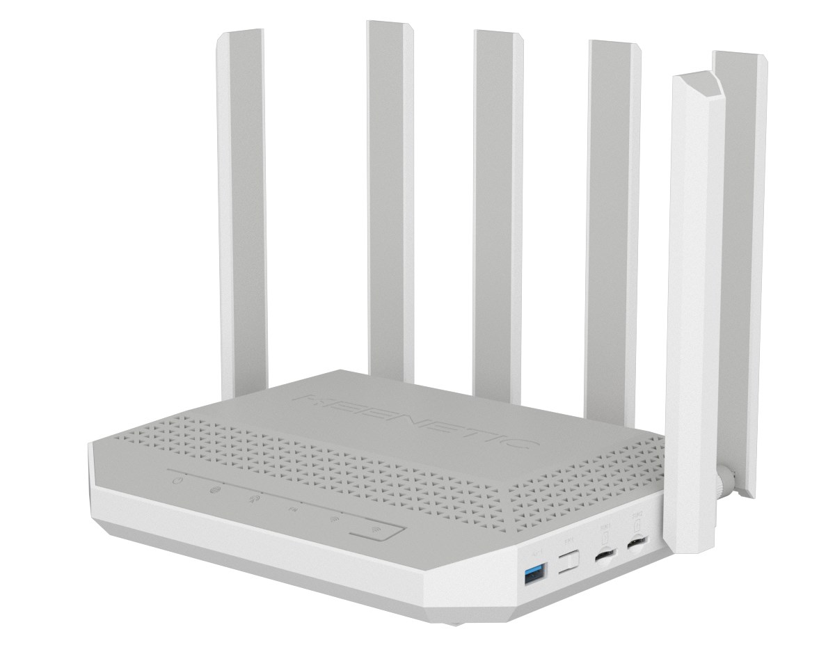 Keenetic Hero 5G (KN-4110) wireless router 2.5 Gigabit Ethernet Dual-band (2.4 GHz / 5 GHz) Grey, White-3