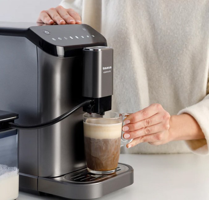 Aparat za kavu TAURUS Accento Latte (20 bara, bijela boja)-3