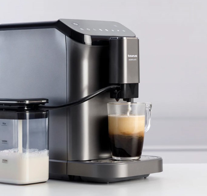 Aparat za kavu TAURUS Accento Latte (20 bara, bijela boja)-4