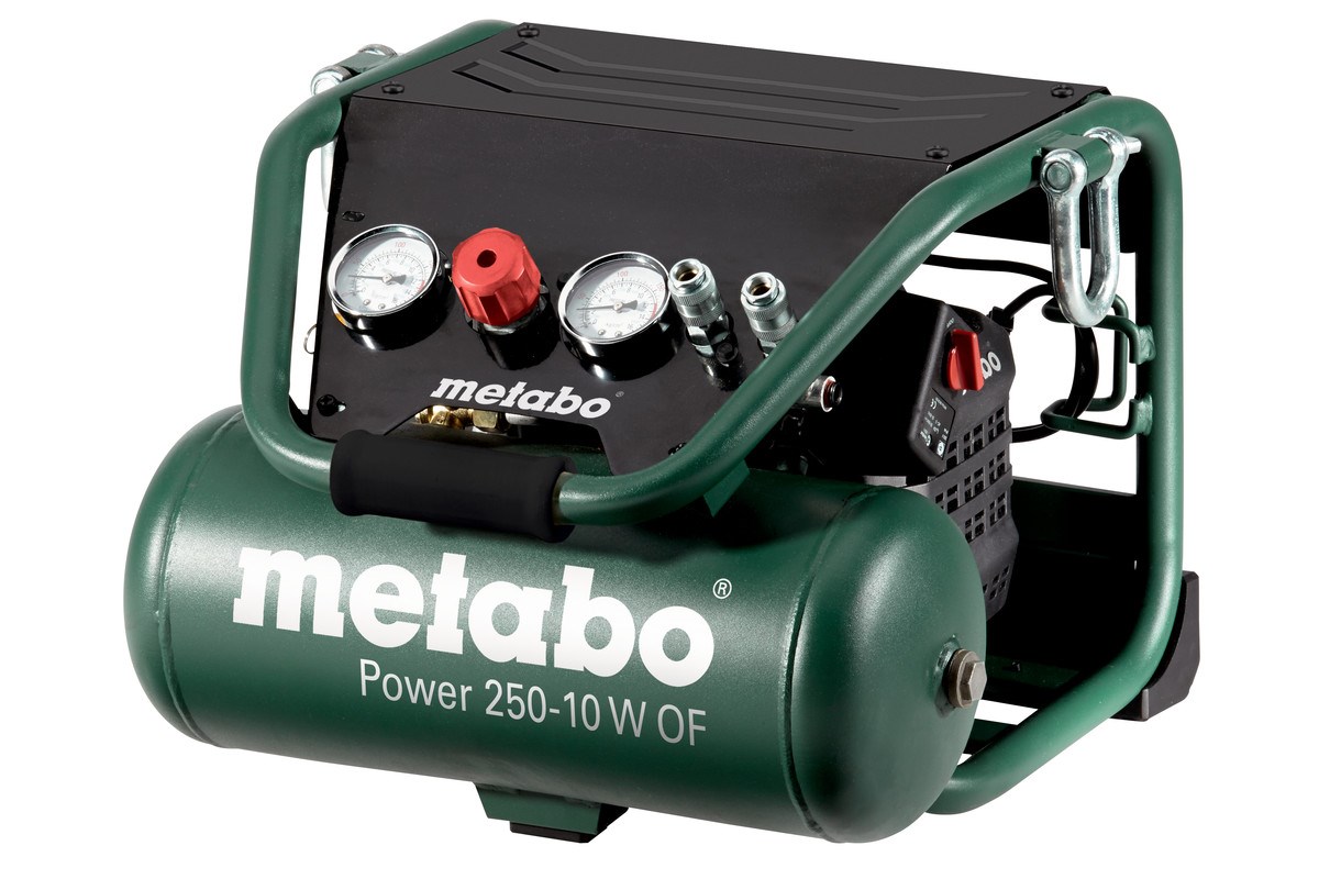 Kompresor METABO Power 250-10 W OF (10 L, bezuljni)-0