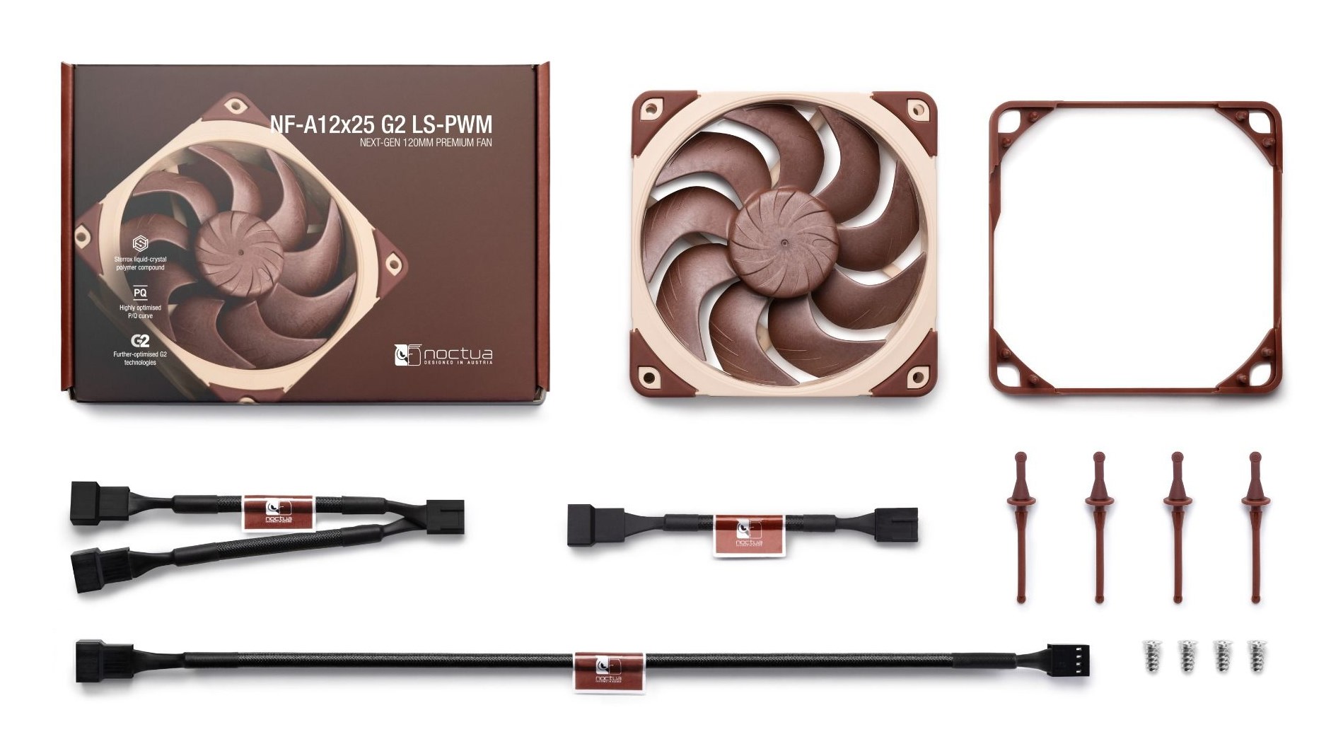 Ventilator za kućište NOCTUA NF-A12x25 G2 LS-PWM, 120mm-5