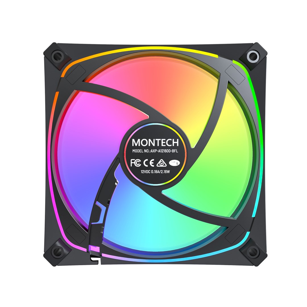 Ventilatori za kućište MONTECH AX120 PWM ARGB 120mm (3 komada)-4