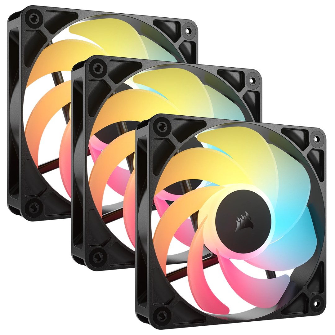 Ventilatori za kućište CORSAIR RS120 ARGB 120mm PWM (3 komada)