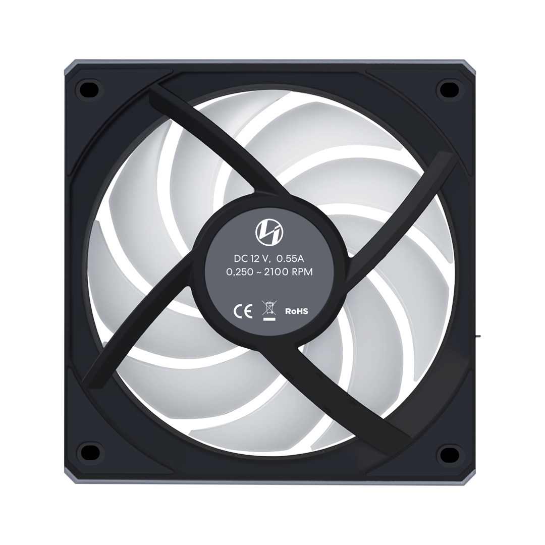 Ventilator za kućište LIAN LI UNI FAN SL-INF 120 Reverse Blade ARGB (120mm, crna boja)-1