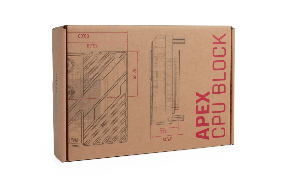 Vodeni blok za procesor ALPHACOOL Eisblock XPX CPU (Polished Clear)-5