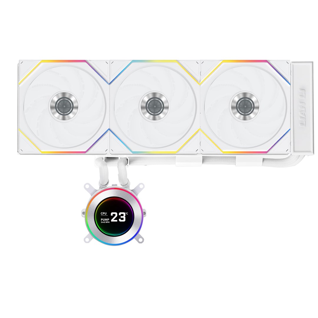 AIO vodeno hlađenje LIAN LI Galahad II LCD 360 SL-INF, bijela boja-3