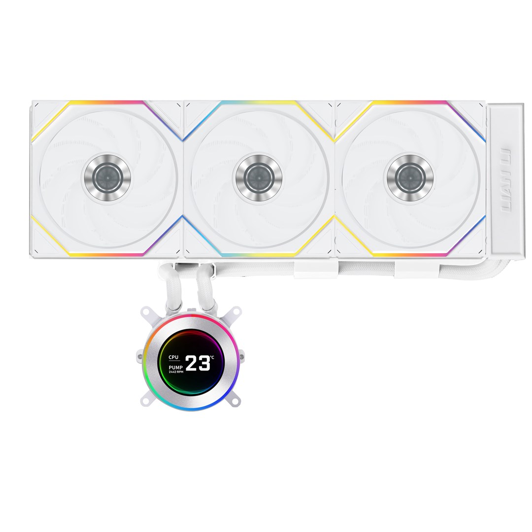 AIO vodeno hlađenje LIAN LI Galahad II LCD 360 SL-INF, bijela boja-0