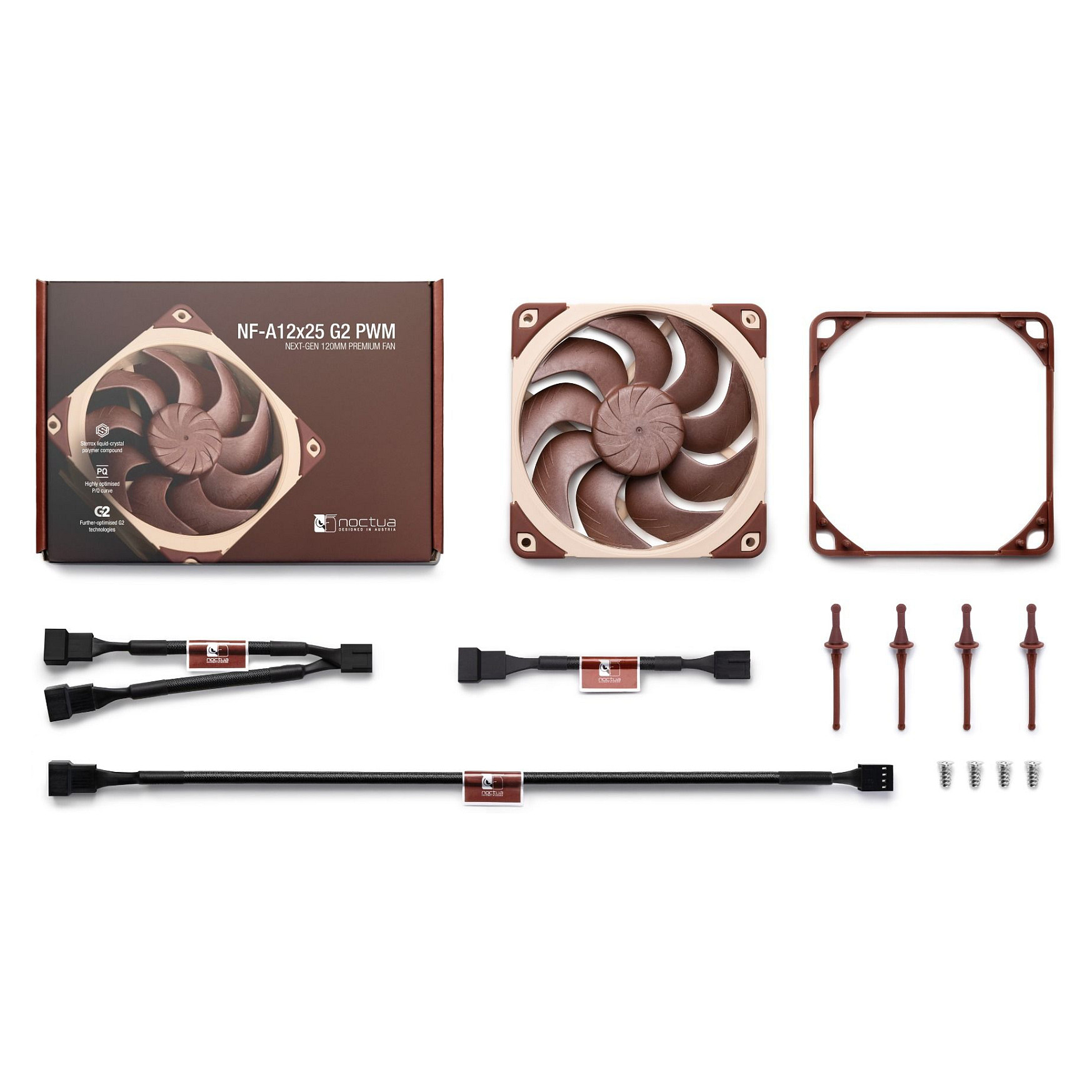 Ventilator za kućište NOCTUA NF-A12x25 G2 PWM, 120mm-3