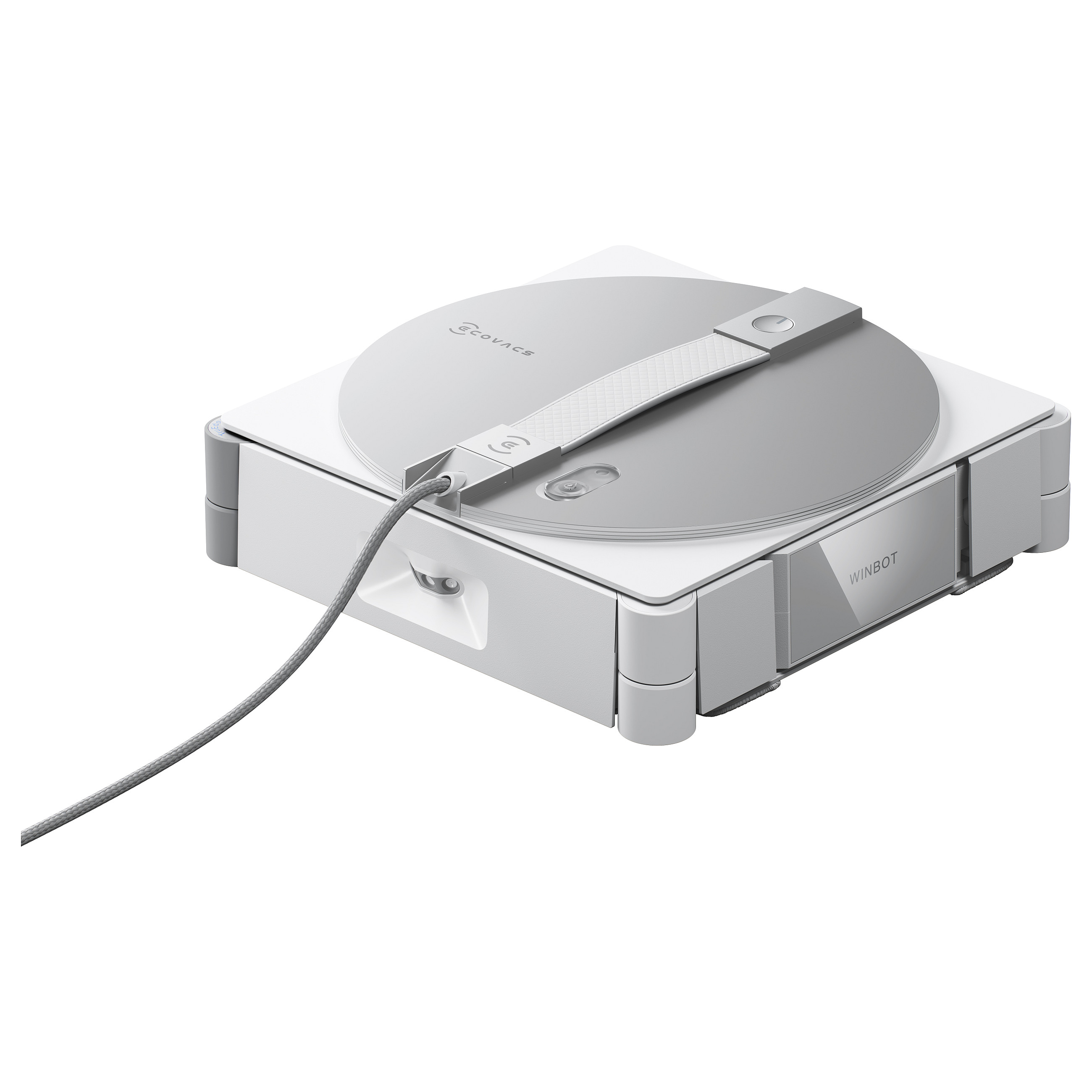 Robotski čistač prozora ECOVACS WINBOT W3 OMNI (WIN-SLAM 5.0, 8000 Pa, OMNI stanica, bijela boja)-10