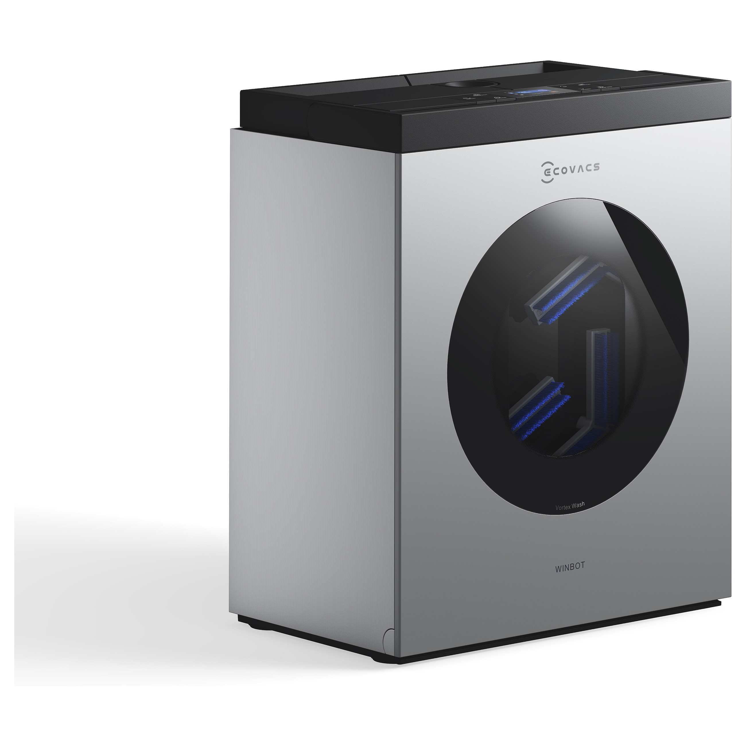 Robotski čistač prozora ECOVACS WINBOT W3 OMNI (WIN-SLAM 5.0, 8000 Pa, OMNI stanica, bijela boja)-13