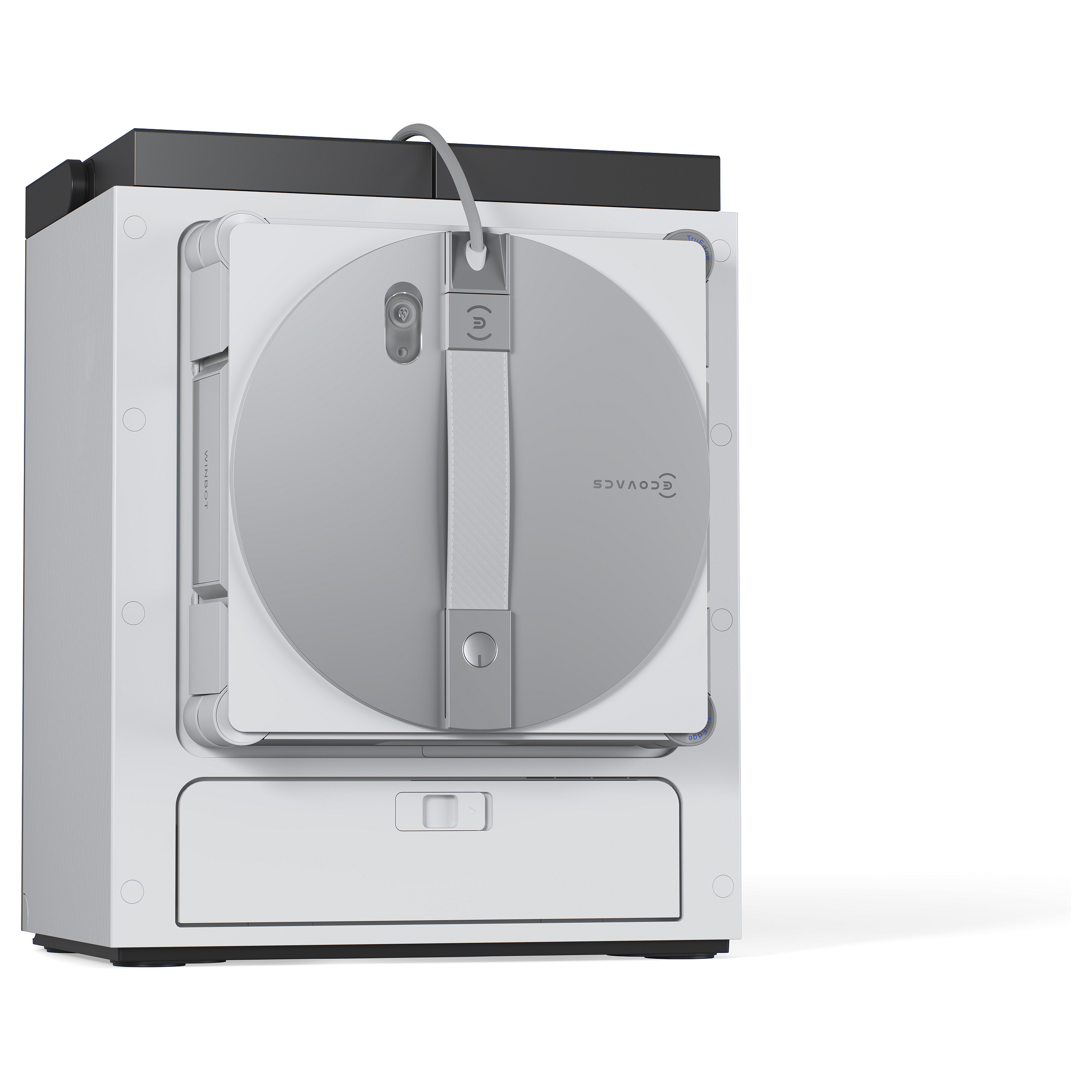 Robotski čistač prozora ECOVACS WINBOT W3 OMNI (WIN-SLAM 5.0, 8000 Pa, OMNI stanica, bijela boja)-14