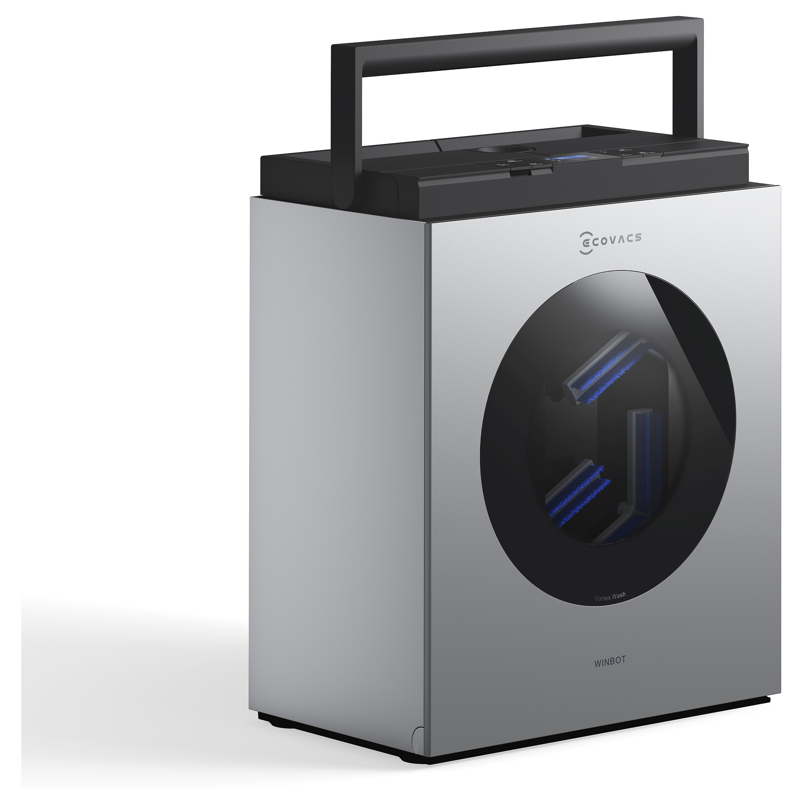Robotski čistač prozora ECOVACS WINBOT W3 OMNI (WIN-SLAM 5.0, 8000 Pa, OMNI stanica, bijela boja)-16