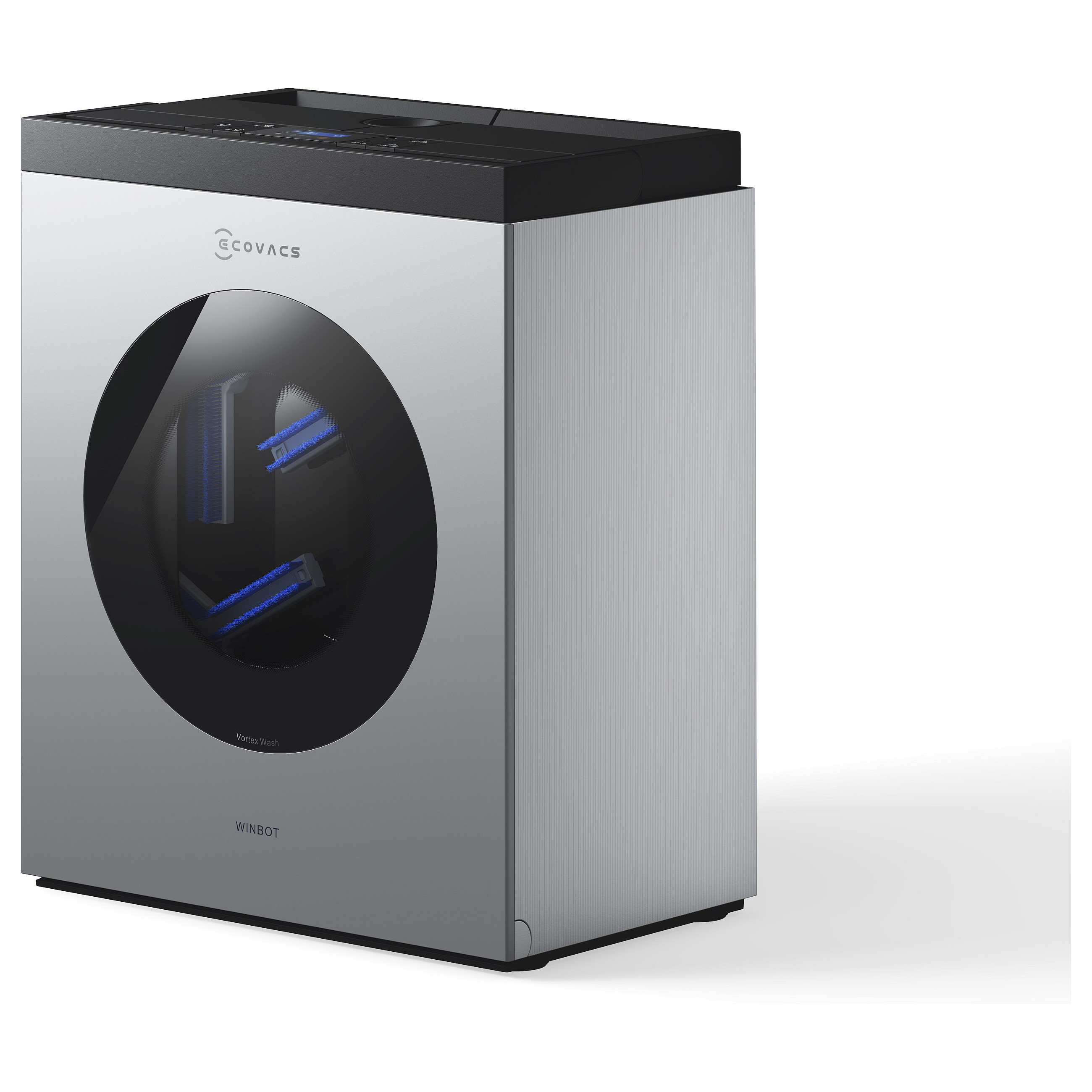 Robotski čistač prozora ECOVACS WINBOT W3 OMNI (WIN-SLAM 5.0, 8000 Pa, OMNI stanica, bijela boja)-17