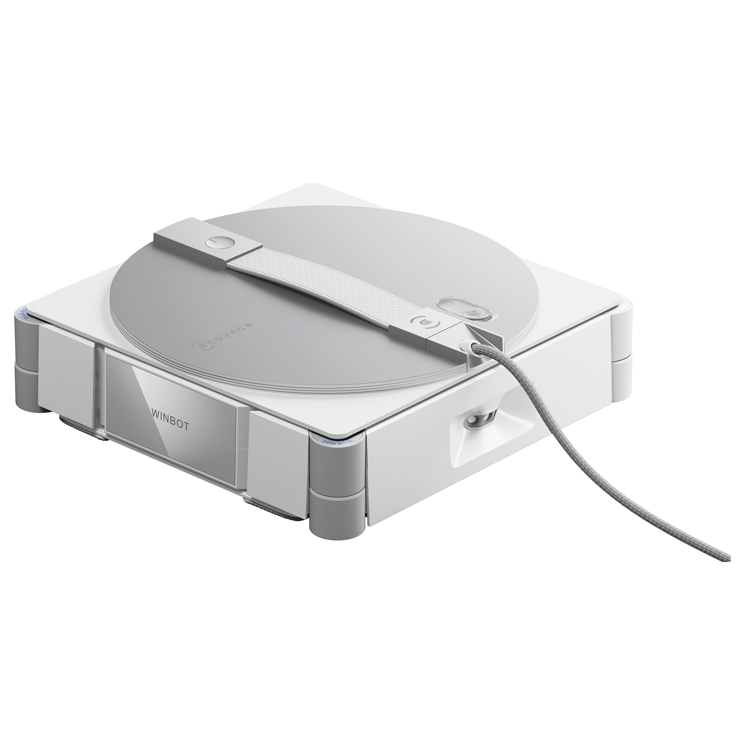 Robotski čistač prozora ECOVACS WINBOT W3 OMNI (WIN-SLAM 5.0, 8000 Pa, OMNI stanica, bijela boja)-9