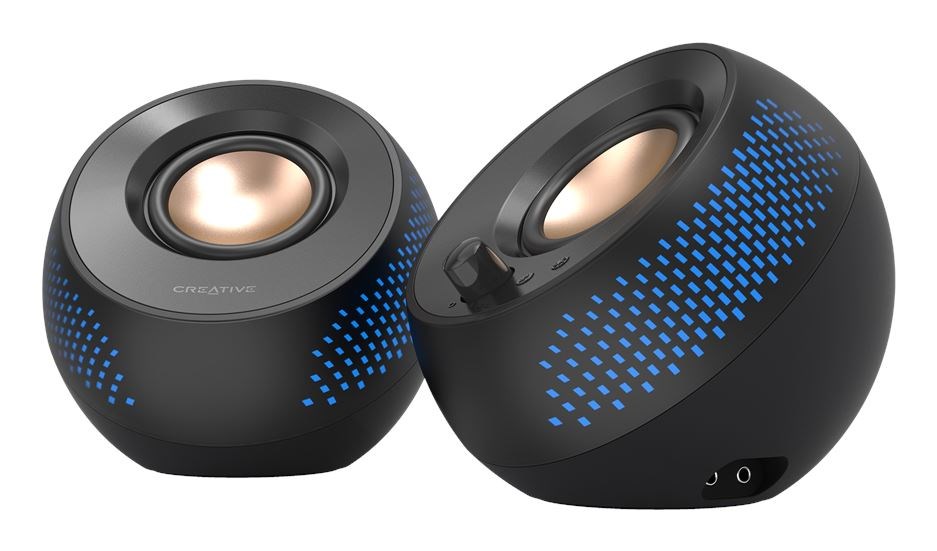 Zvučnici CREATIVE Pebble X 2.0 USB-C Bluetooth RGB crna boja-1