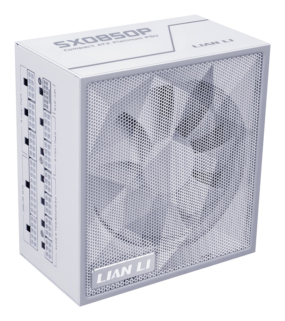 Napajanje LIAN LI SP850, 850W, SFX, 80+ Gold, modularno, bijela boja-4