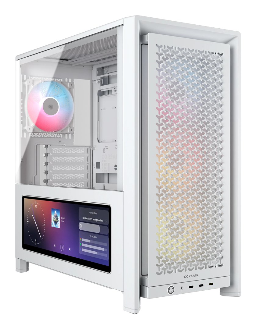 Komplet za nadogradnju kućišta CORSAIR 4000D/5000D RGB & LCD, bijela boja-0