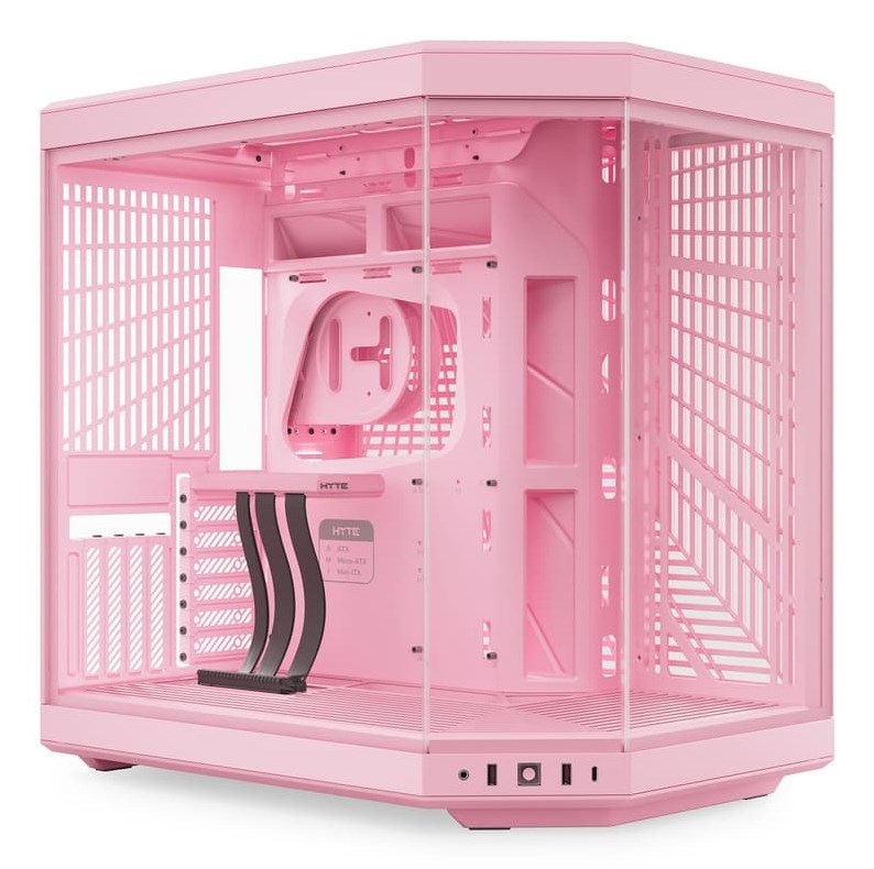 Kućište za računalo HYTE Y70 Touch Midi Tower (Strawberry Milk)-1