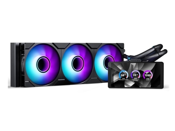 AIO vodeno hlađenje PHANTEKS Glacier One 360M25 LCD (360mm), crna boja