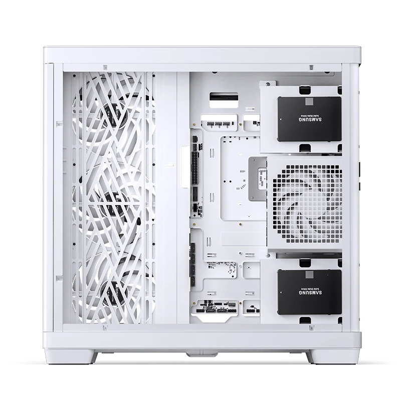 Kućište za računalo JONSBO TK-4 Midi-Tower ATX, kaljeno staklo, bijela boja-14