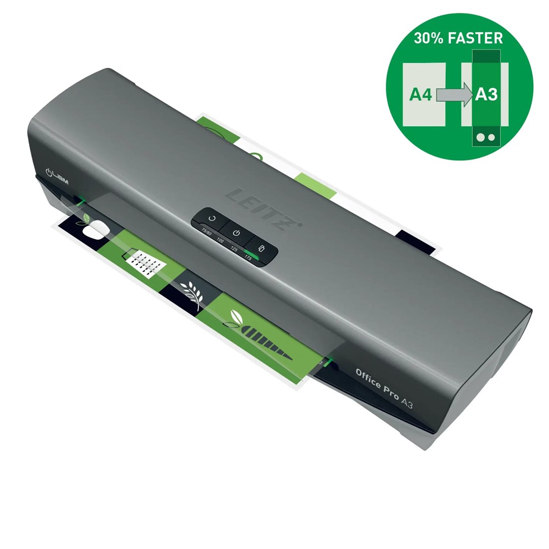 Leitz iLAM Office Pro A3 Silver Laminator-2