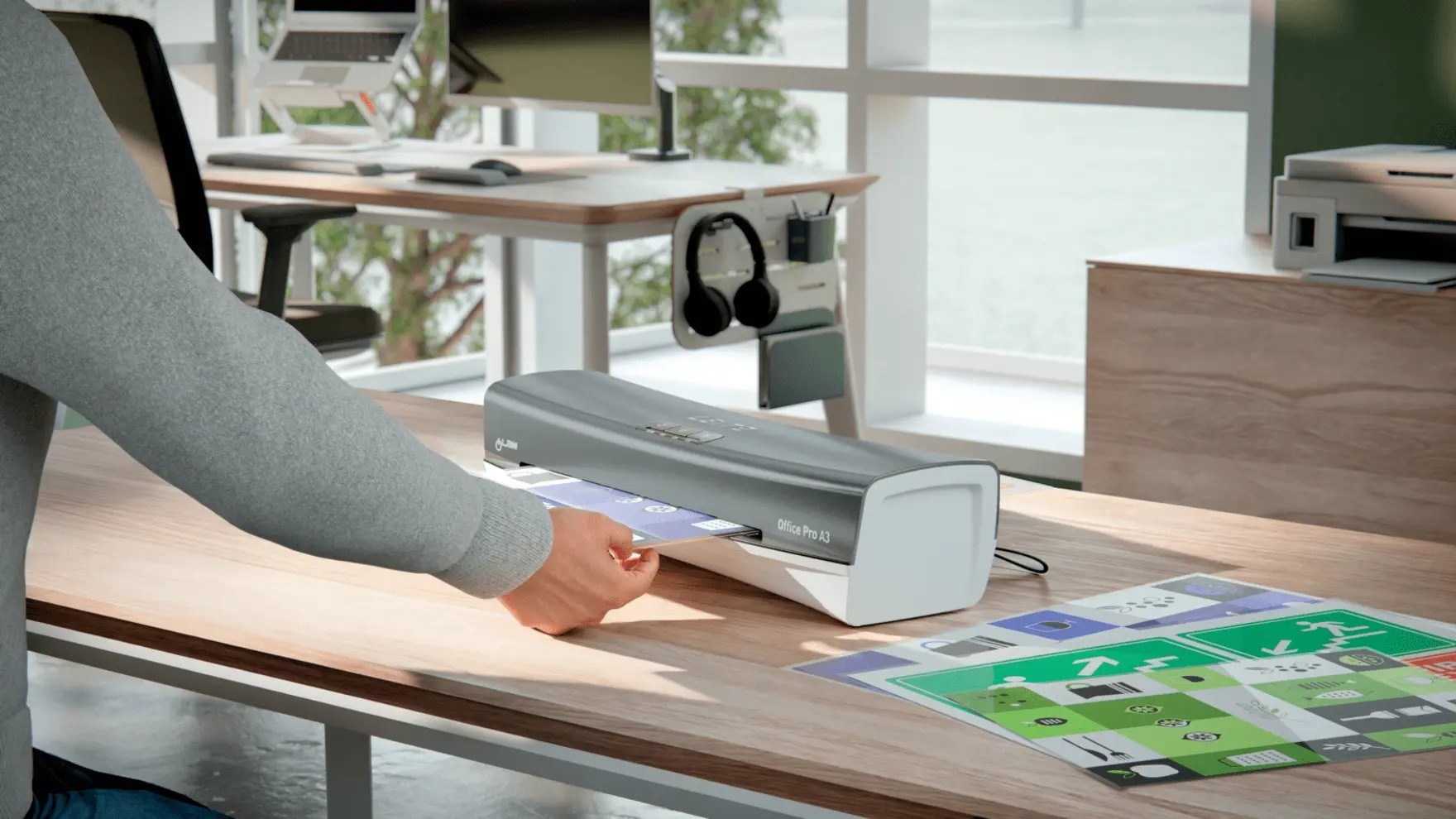 Leitz iLAM Office Pro A3 Silver Laminator-3