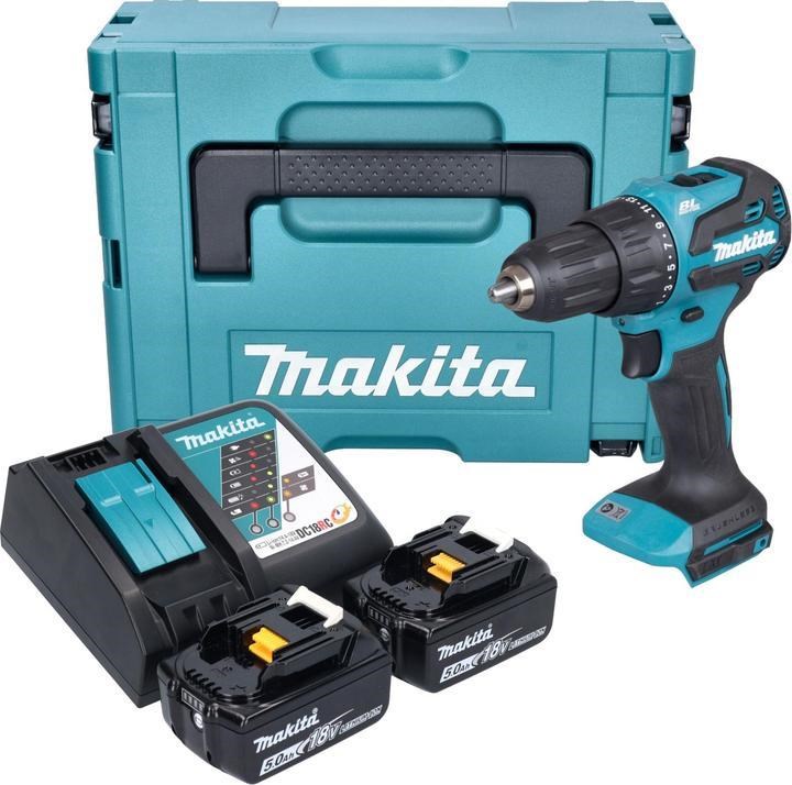 Aku udarna bušilica-odvijač MAKITA DHP490RTJ (18V, 2x 5.0Ah)