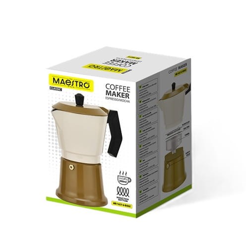 Kafeterija MAESTRO MR-1657-6 za 6 šalica, bež boja-2