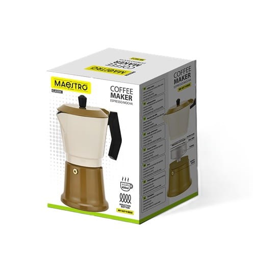 Kafetijera MAESTRO MR-1657-9 (9 šalica, bež boja)-2