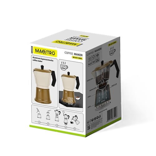 Kafetijera MAESTRO MR-1657-9 (9 šalica, bež boja)-3