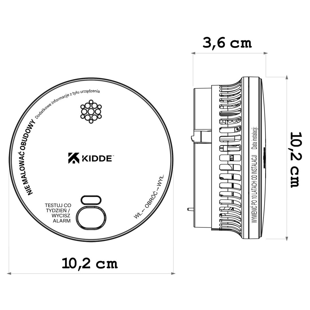Detektor dima KIDDE 2030-DSR-8