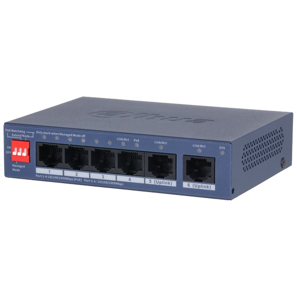 Mrežni switch DAHUA CS4006-4GT-36 (6-portni Gigabit Cloud Managed)-0