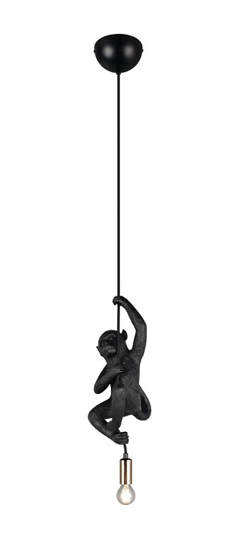 Visilica TRIO Marley 300600132 (E14, crna boja)