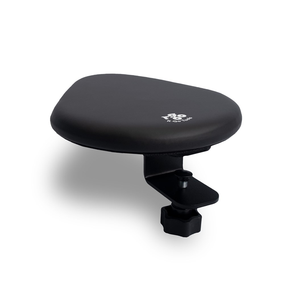 Ergonomski naslon za ruke R-GO Split Armrest, dvodijelni, crna boja-4