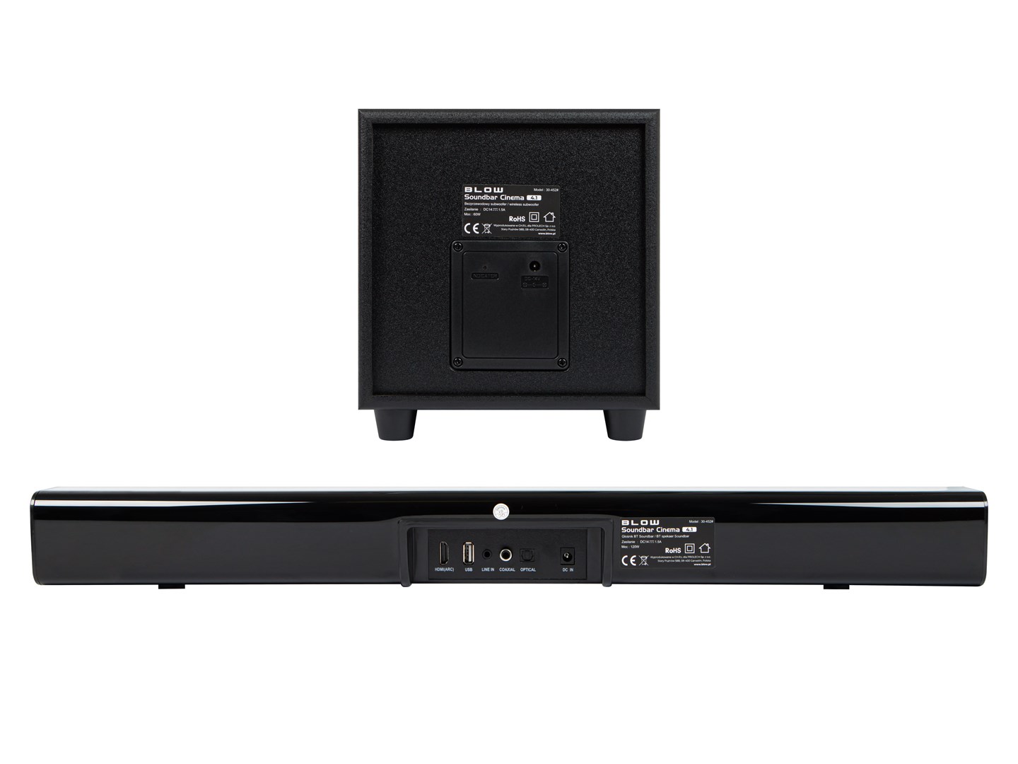 Soundbar BLOW Cinema 4.1 sa subwooferom (60W, Bluetooth)-5