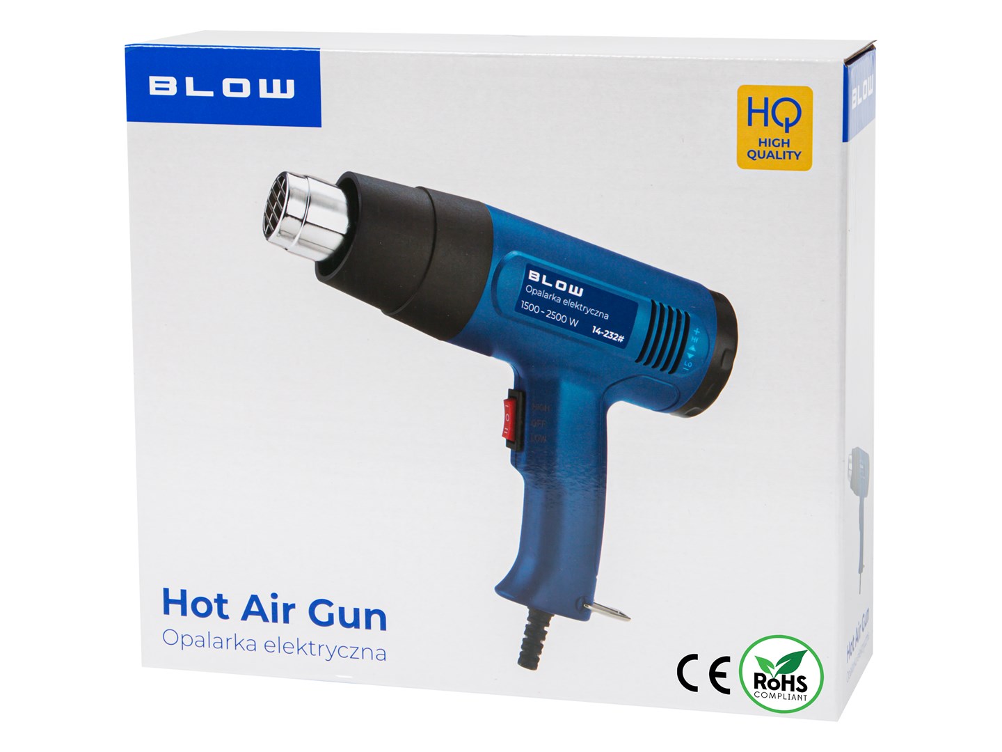 Pištolj za vrući zrak BLOW 2500W (300-650°C)-0