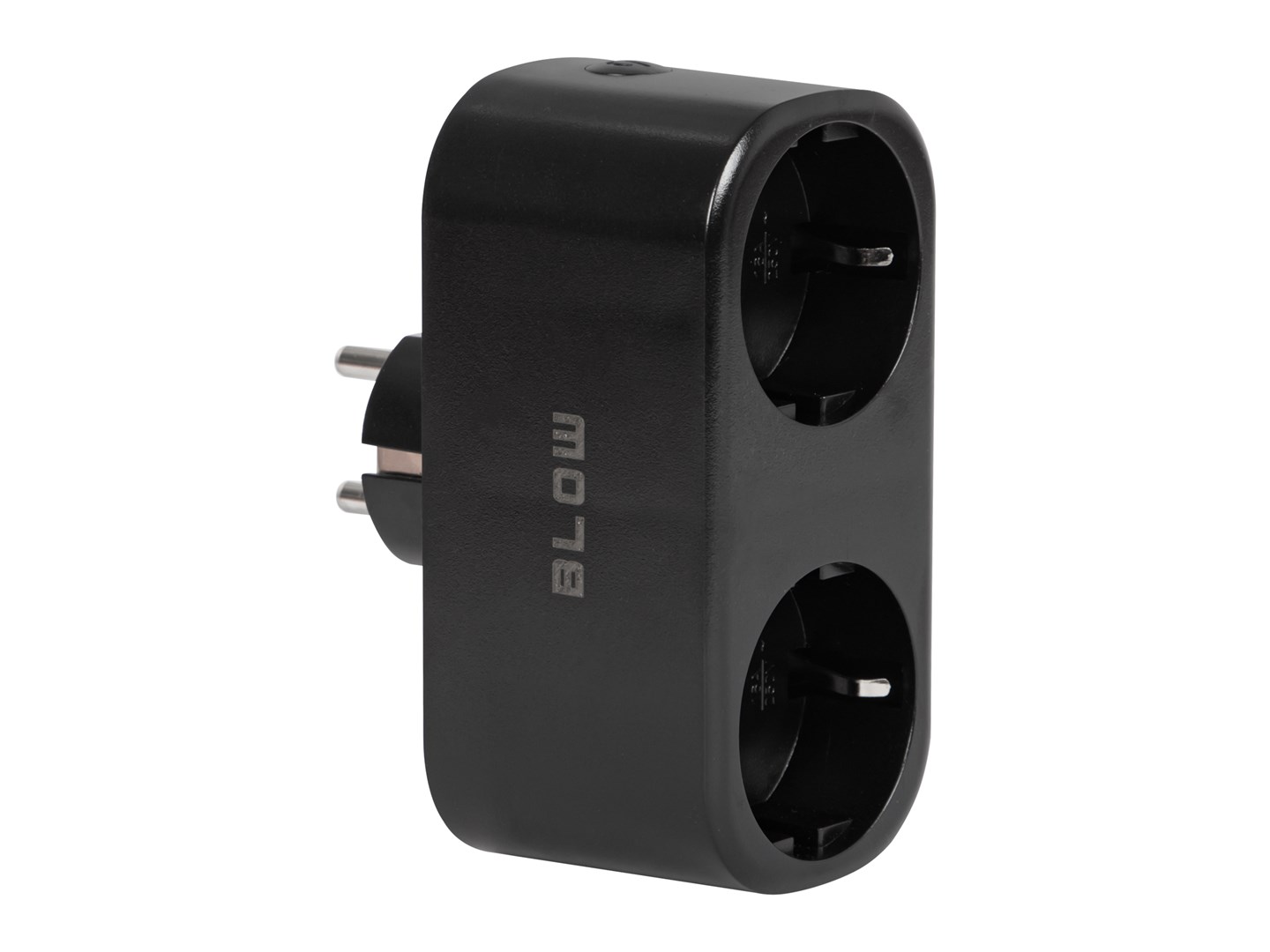 TUYA WiFi-controlled double smart socket, black-2